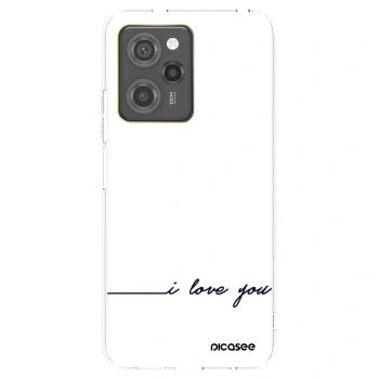 Picasee διαφανής θήκη σιλικόνης Xiaomi Poco X5 Pro - I love you