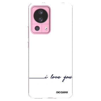 Picasee διαφανής θήκη σιλικόνης Xiaomi 13 Lite - I love you