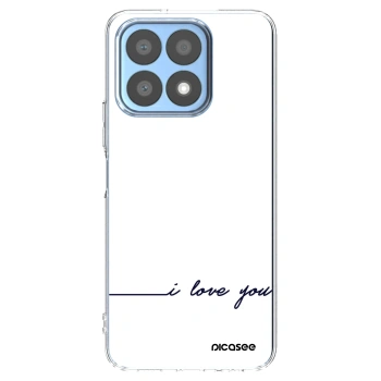 Picasee διαφανής θήκη σιλικόνης Honor X8a - I love you