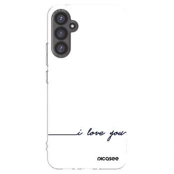 Picasee διαφανής θήκη σιλικόνης Samsung Galaxy A34 5G A346B - I love you