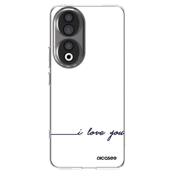 Picasee διαφανής θήκη σιλικόνης Honor 90 5G - I love you