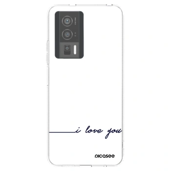 Picasee διαφανής θήκη σιλικόνης Xiaomi Poco F5 Pro 5G - I love you