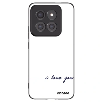 Picasee Μαύρη θήκη σιλικόνης για Xiaomi 14 Pro - I love you