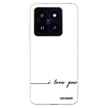 Picasee διαφανής θήκη σιλικόνης Xiaomi 14 Pro - I love you