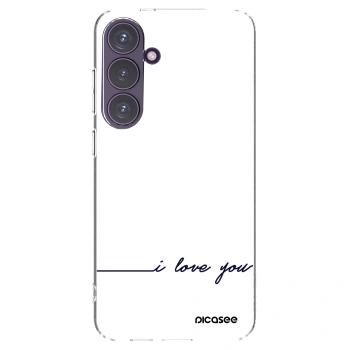 Picasee διαφανής θήκη σιλικόνης Samsung Galaxy S24+ S926B 5G - I love you
