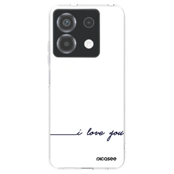 Picasee διαφανής θήκη σιλικόνης Xiaomi Poco X6 - I love you