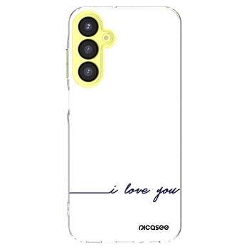 Picasee διαφανής θήκη σιλικόνης Samsung Galaxy A25 A256B 5G - I love you