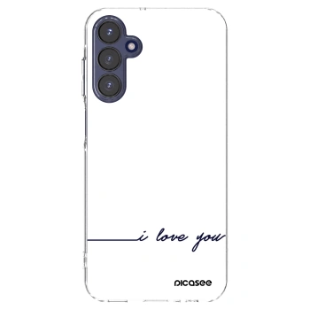 Picasee διαφανής θήκη σιλικόνης Samsung Galaxy A15 A155F 4G - I love you