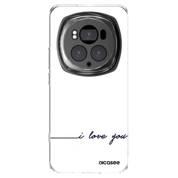 Picasee διαφανής θήκη σιλικόνης Honor Magic6 Pro - I love you