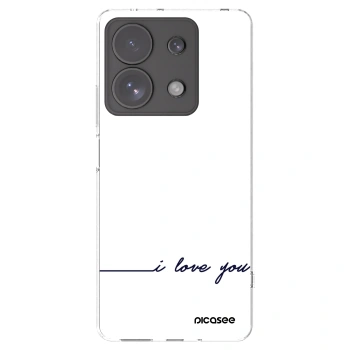 Picasee διαφανής θήκη σιλικόνης Xiaomi Redmi Note 13 Pro 4G - I love you