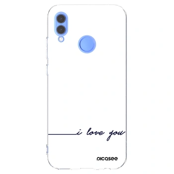 Picasee διαφανής θήκη σιλικόνης Huawei P Smart 2019 - I love you