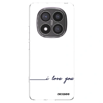 Picasee διαφανής θήκη σιλικόνης Xiaomi Redmi Note 14 Pro+ 5G - I love you