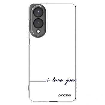 Picasee διαφανής θήκη σιλικόνης Samsung Galaxy S25 Edge 5G - I love you