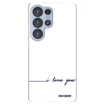 Picasee διαφανής θήκη σιλικόνης Samsung Galaxy S25 Ultra 5G - I love you