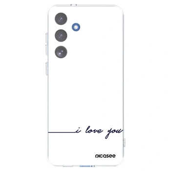 Picasee διαφανής θήκη σιλικόνης Samsung Galaxy S25 FE 5G - I love you