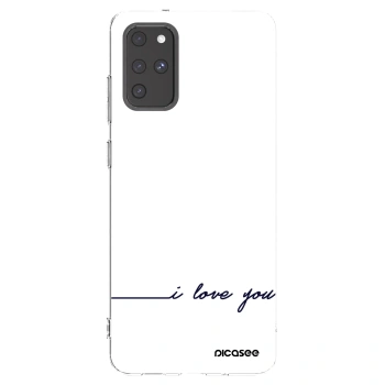 Picasee διαφανής θήκη σιλικόνης Samsung Galaxy S20+ G985F - I love you