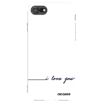 Picasee διαφανής θήκη σιλικόνης Apple iPhone SE 2020 - I love you