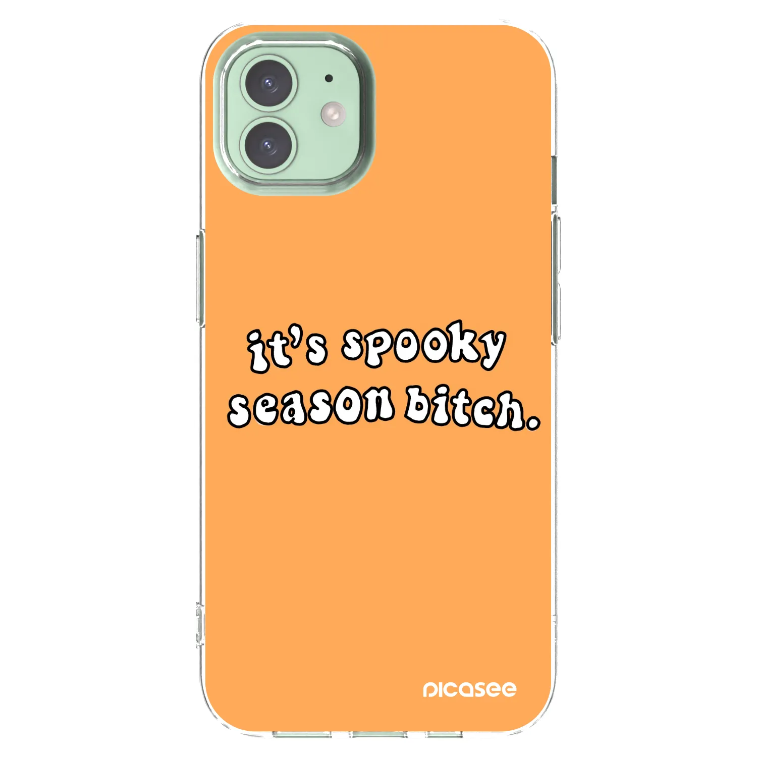 Picasee διαφανής θήκη σιλικόνης Apple iPhone 12 - Spooky season