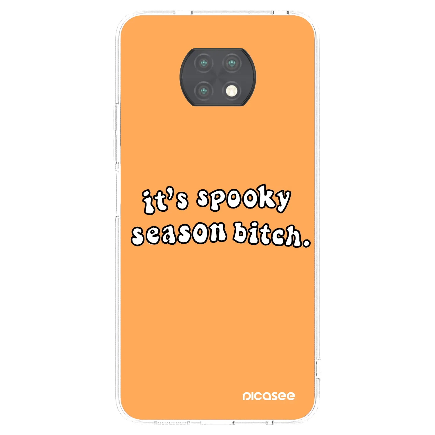 Picasee διαφανής θήκη σιλικόνης Xiaomi Redmi Note 9T - Spooky season