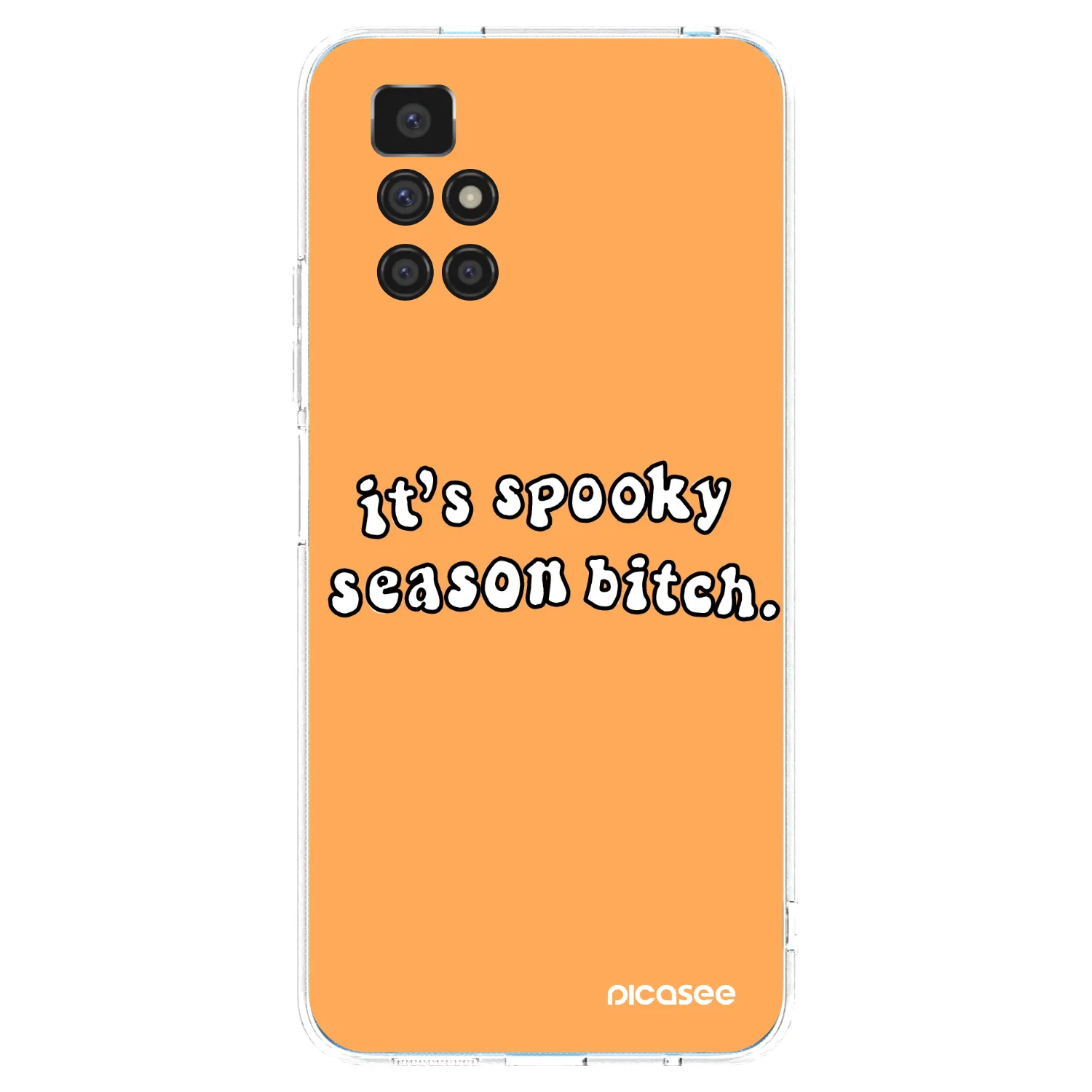 Picasee διαφανής θήκη σιλικόνης Xiaomi Redmi 10 - Spooky season