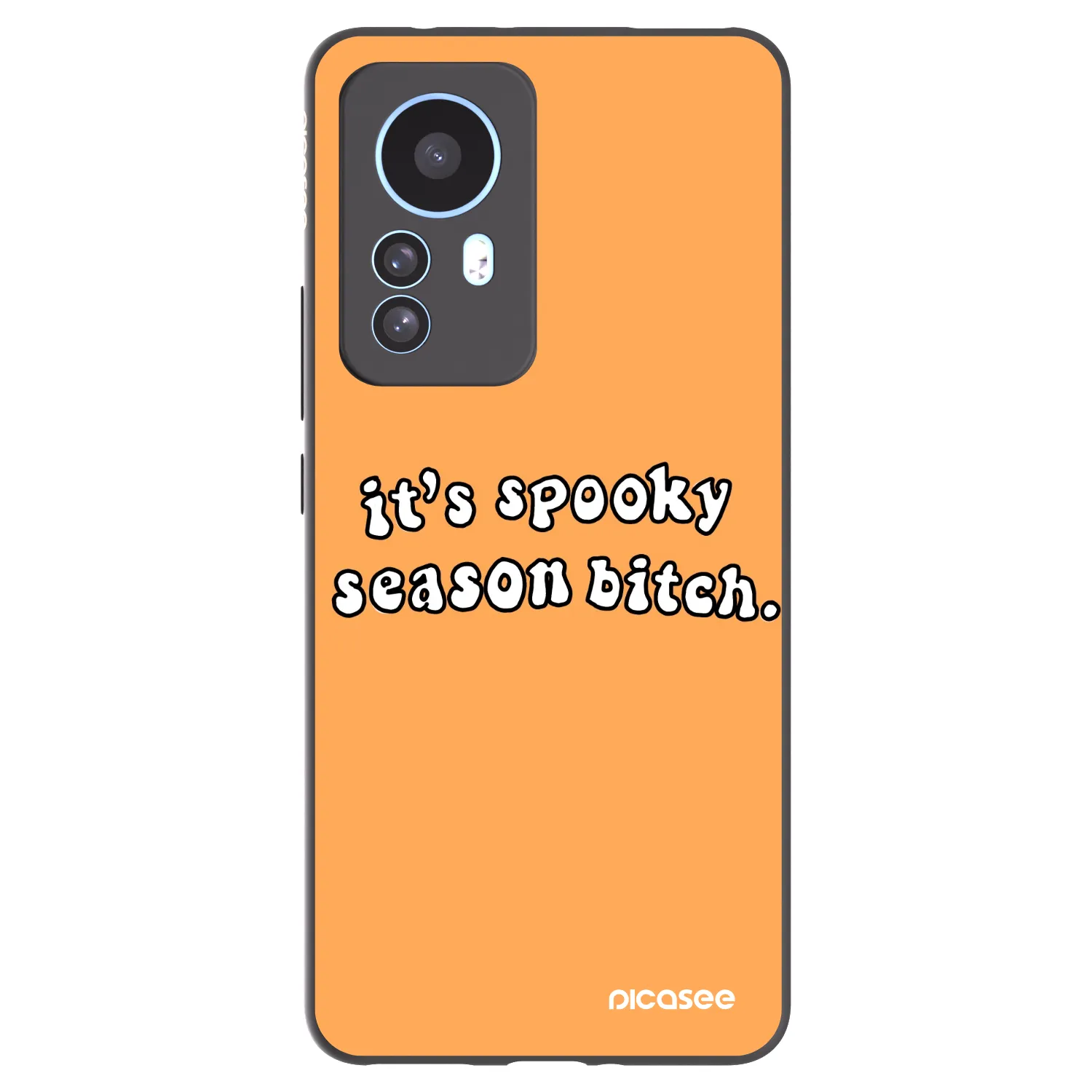 Picasee Μαύρη θήκη σιλικόνης για Xiaomi 12T Pro - Spooky season