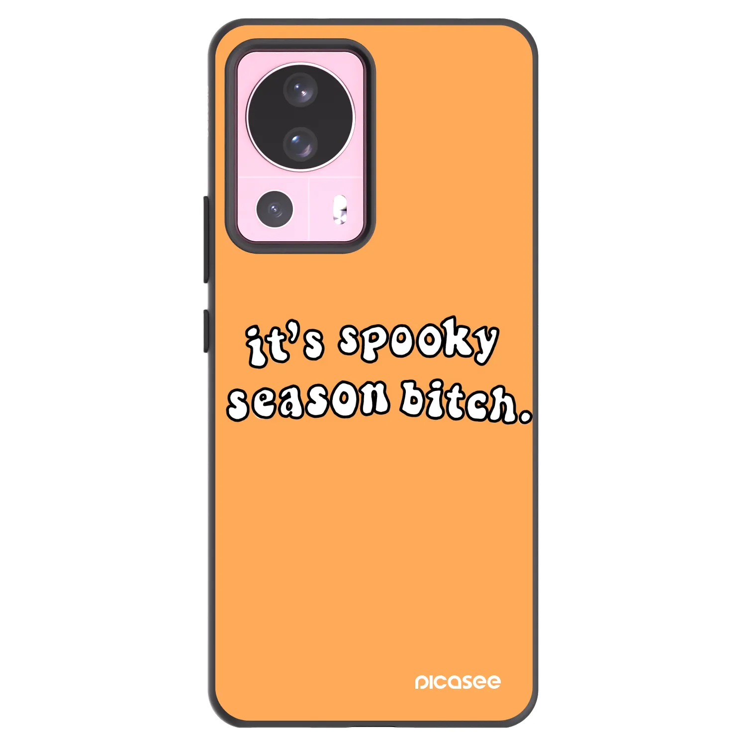 Picasee Μαύρη θήκη σιλικόνης για Xiaomi 13 Lite - Spooky season
