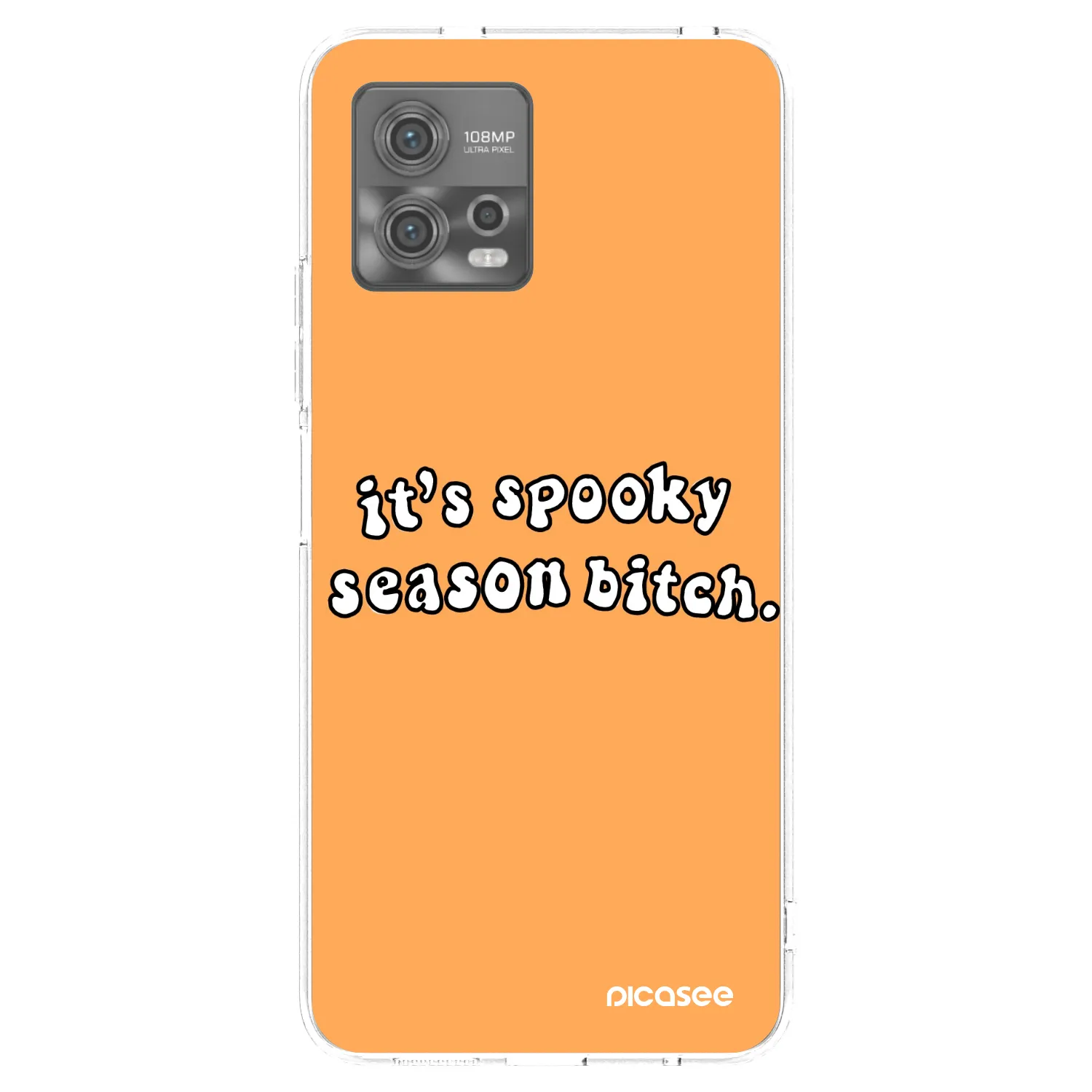 Picasee διαφανής θήκη σιλικόνης Motorola Moto G72 - Spooky season