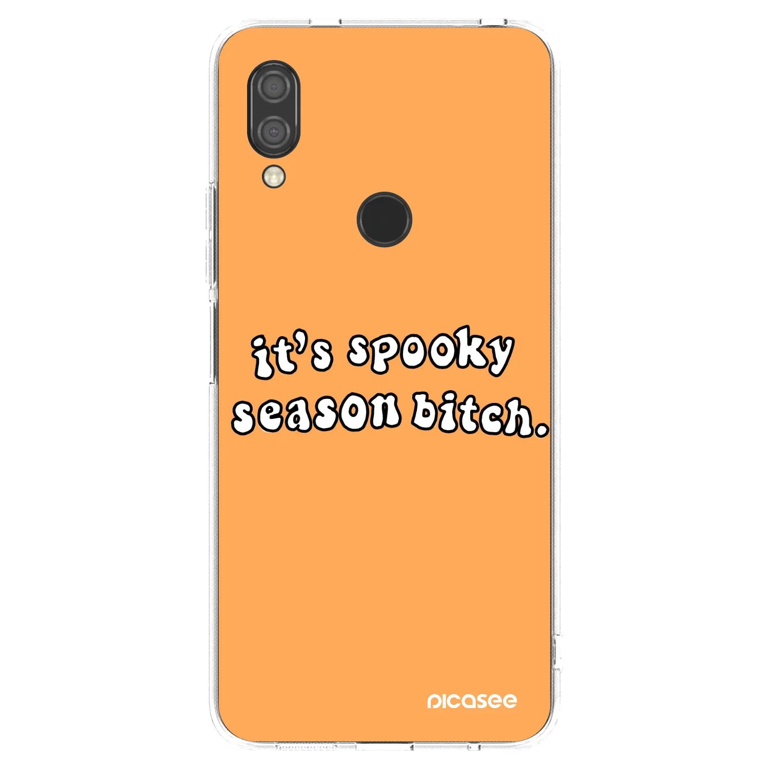 Picasee διαφανής θήκη σιλικόνης Xiaomi Redmi 7 - Spooky season