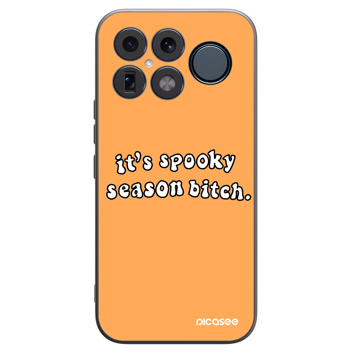 Picasee Μαύρη θήκη σιλικόνης για Xiaomi Poco F8 Ultra - Spooky season