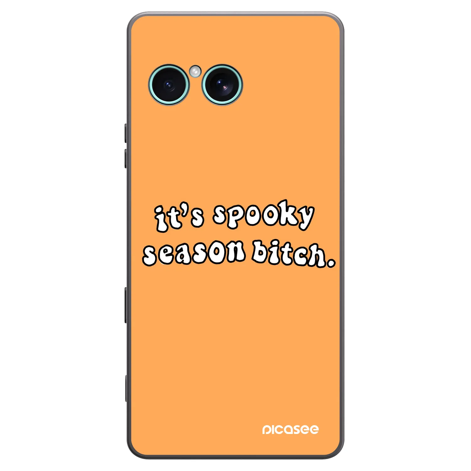 Picasee Μαύρη θήκη σιλικόνης για Sony Xperia 10 VII - Spooky season