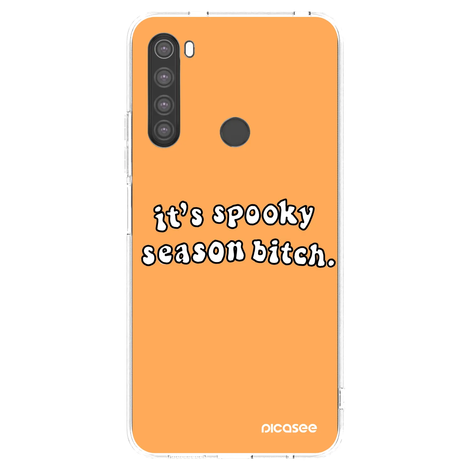 Picasee διαφανής θήκη σιλικόνης Xiaomi Redmi Note 8 - Spooky season