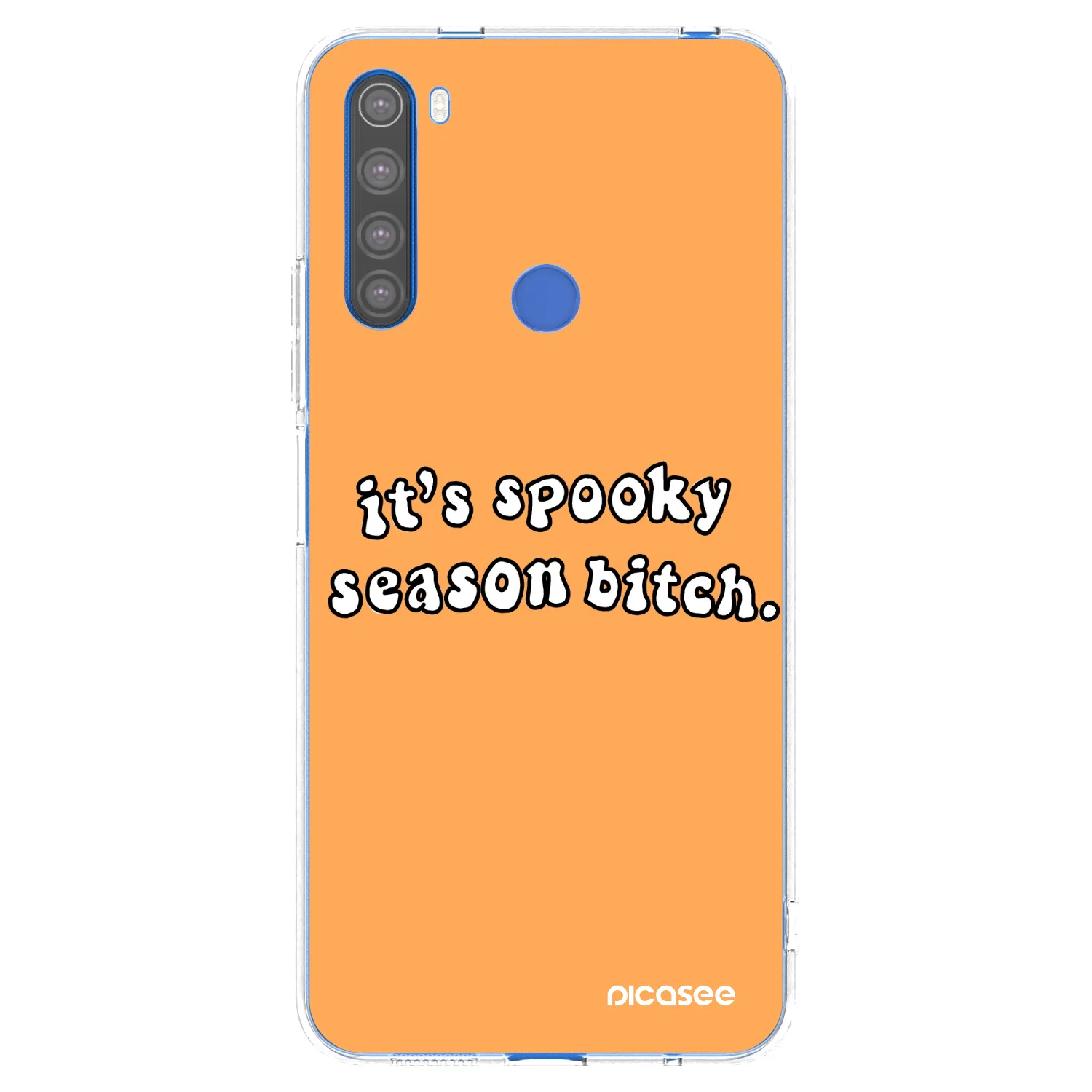 Picasee διαφανής θήκη σιλικόνης Xiaomi Redmi Note 8T - Spooky season