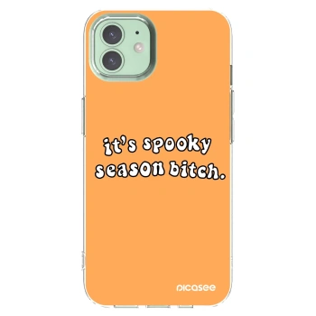 Picasee διαφανής θήκη σιλικόνης Apple iPhone 12 - Spooky season