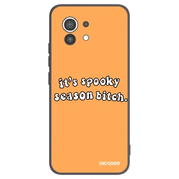 Picasee Μαύρη θήκη σιλικόνης για Xiaomi Mi 11 - Spooky season