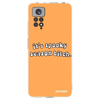 Picasee διαφανής θήκη σιλικόνης Xiaomi Redmi Note 11 - Spooky season