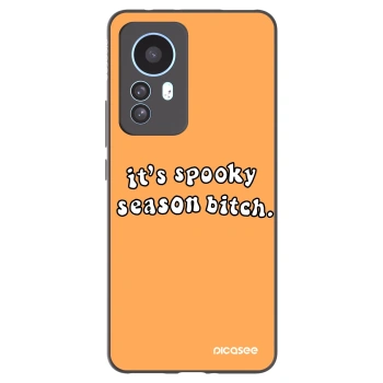 Picasee Μαύρη θήκη σιλικόνης για Xiaomi 12T Pro - Spooky season