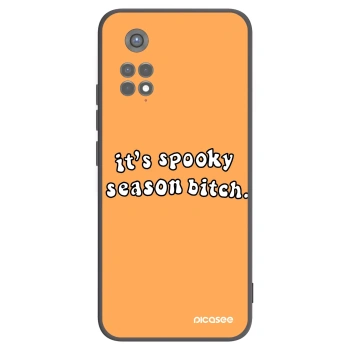 Picasee Μαύρη θήκη σιλικόνης για Xiaomi Redmi Note 11S 5G - Spooky season