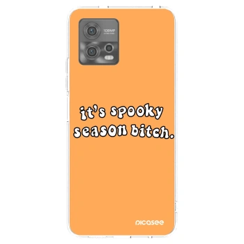 Picasee διαφανής θήκη σιλικόνης Motorola Moto G72 - Spooky season
