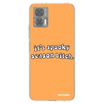 Picasee διαφανής θήκη σιλικόνης Motorola Edge 30 Neo - Spooky season