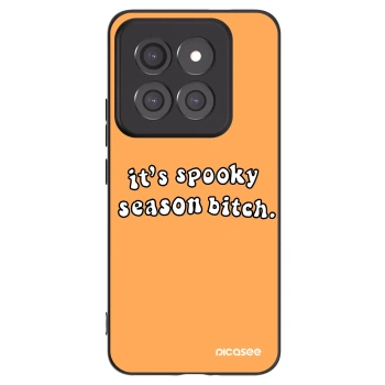 Picasee Μαύρη θήκη σιλικόνης για Xiaomi 14 Pro - Spooky season