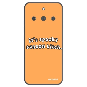 Picasee Μαύρη θήκη σιλικόνης για Realme 11 Pro+ - Spooky season