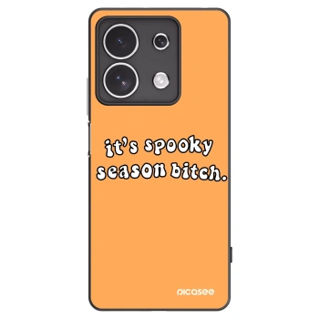 Picasee Μαύρη θήκη σιλικόνης για Xiaomi Redmi Note 13 4G - Spooky season