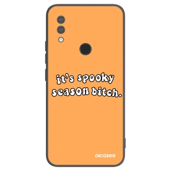Picasee Μαύρη θήκη σιλικόνης για Xiaomi Redmi 7 - Spooky season