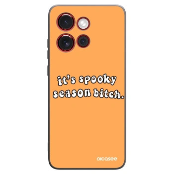 Picasee Μαύρη θήκη σιλικόνης για Motorola Edge 60 Neo 5G - Spooky season