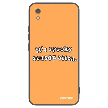 Picasee Μαύρη θήκη σιλικόνης για Xiaomi Redmi 7A - Spooky season