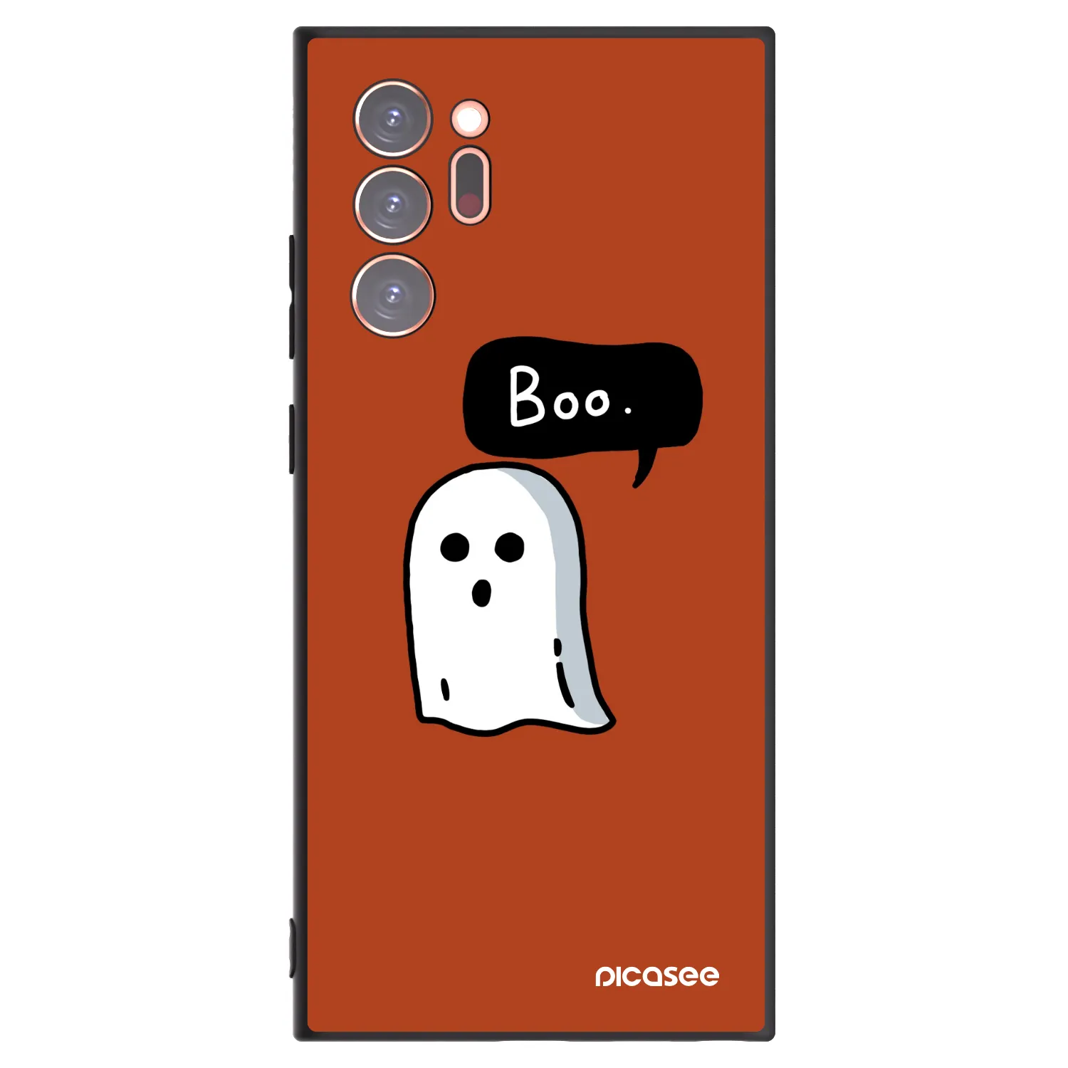 Picasee Μαύρη θήκη σιλικόνης για Samsung Galaxy Note 20 Ultra - Boo