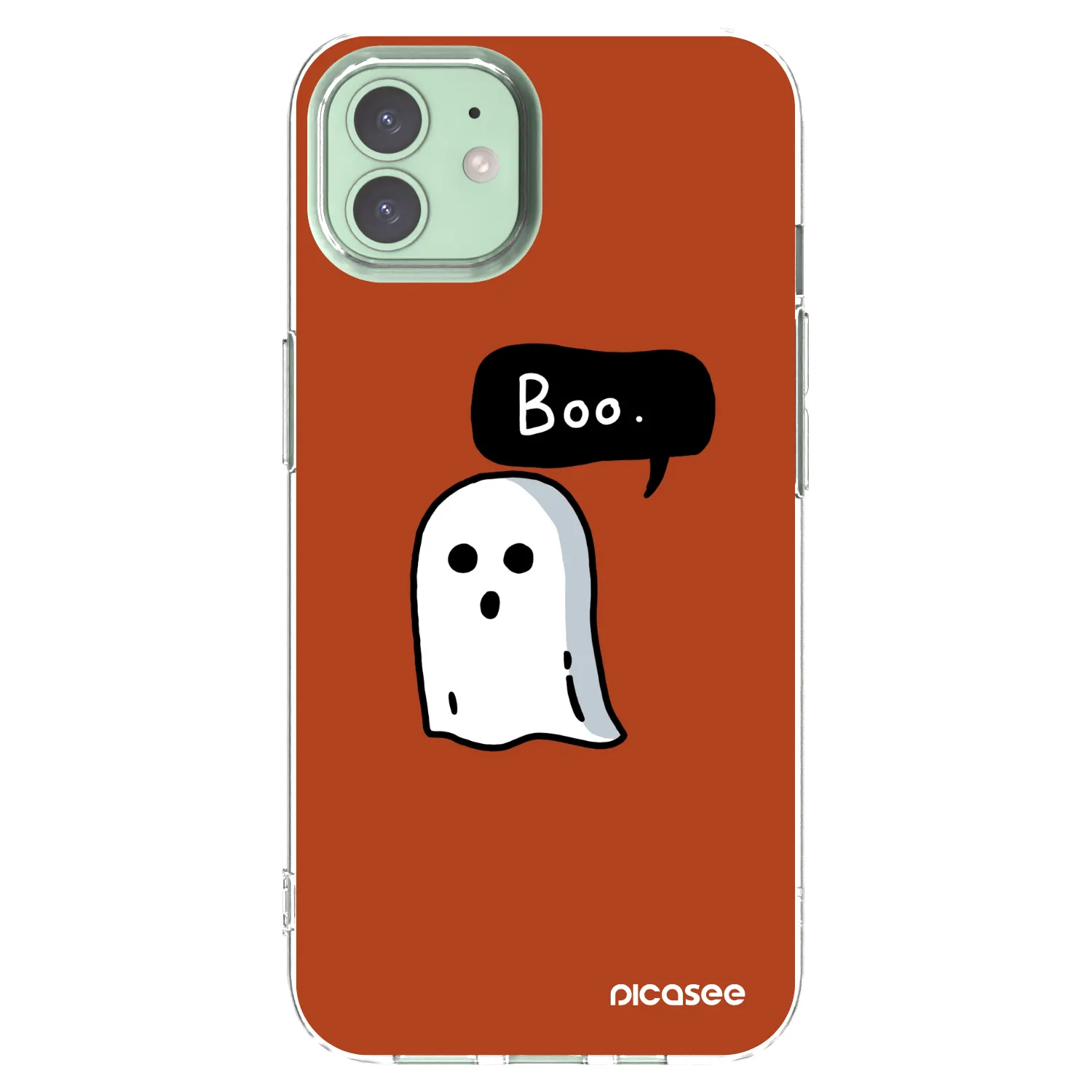 Picasee διαφανής θήκη σιλικόνης Apple iPhone 12 - Boo