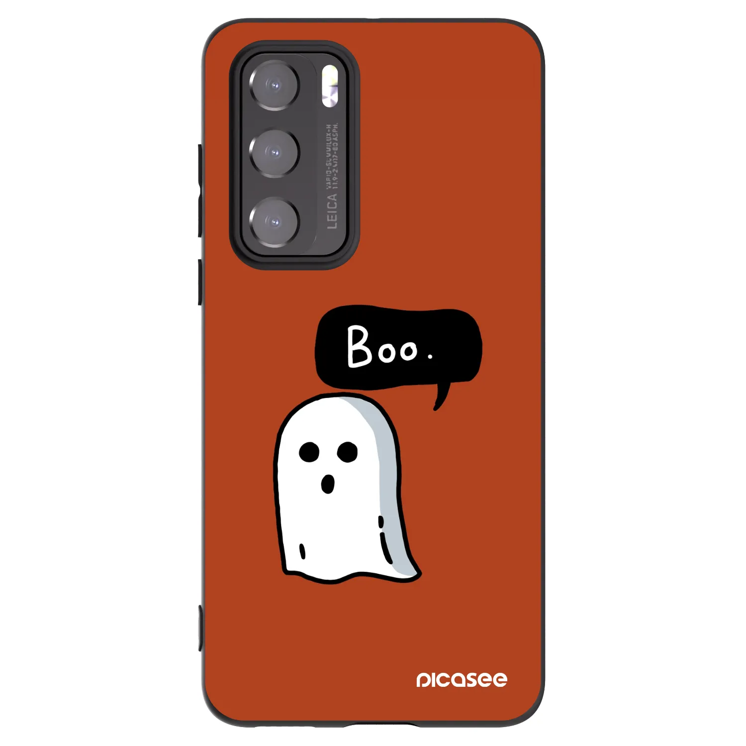 Picasee Μαύρη θήκη σιλικόνης για Huawei P40 - Boo