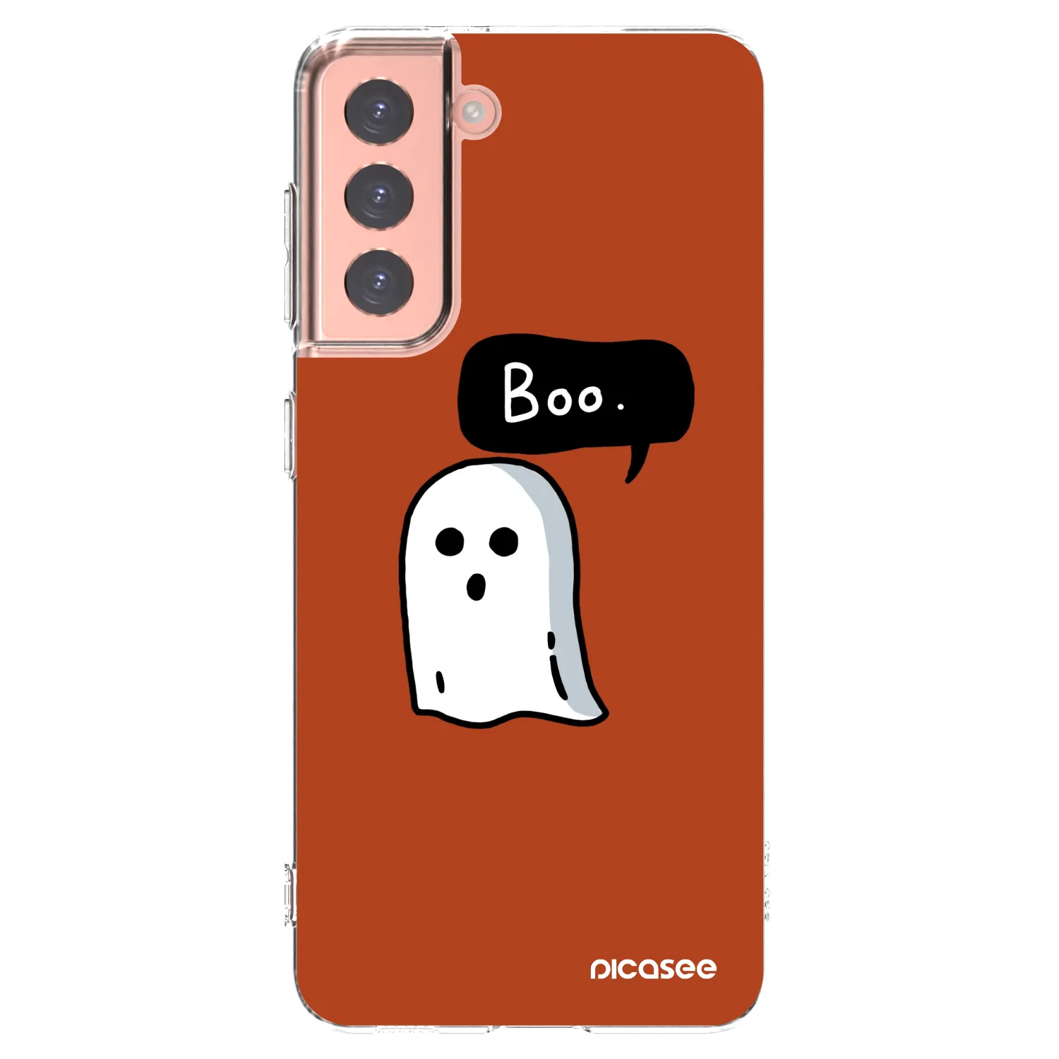 Picasee διαφανής θήκη σιλικόνης Samsung Galaxy S21 5G G991B - Boo