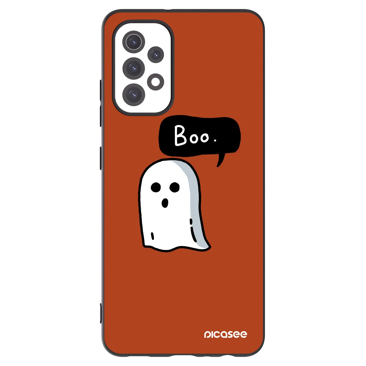 Picasee Μαύρη θήκη σιλικόνης για Samsung Galaxy A32 5G A326B - Boo